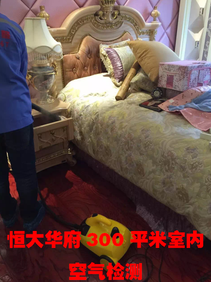 恒大華府300平米室內(nèi)空氣檢測(cè)